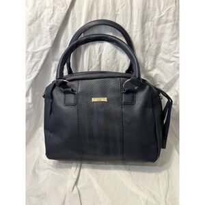 Eternal Love Handbag Purse Satchel City Fashion Dark Navy Classic Secure Sleek‎